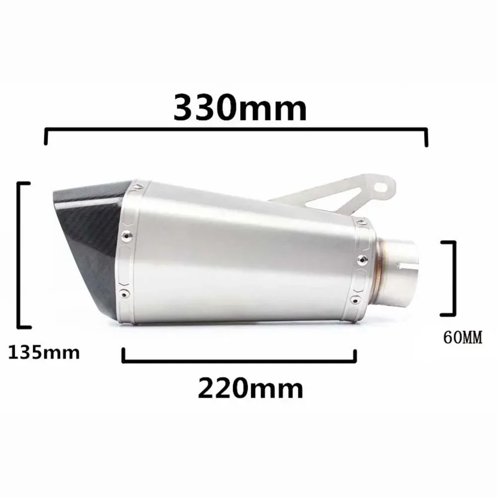 

TKOSM S1000R Slip-On Real Carbon Fiber Titanium Motorcycle Exhaust Pipe Scooter Escape For BMW S1000RR 2010 2015 2016 2017 Year