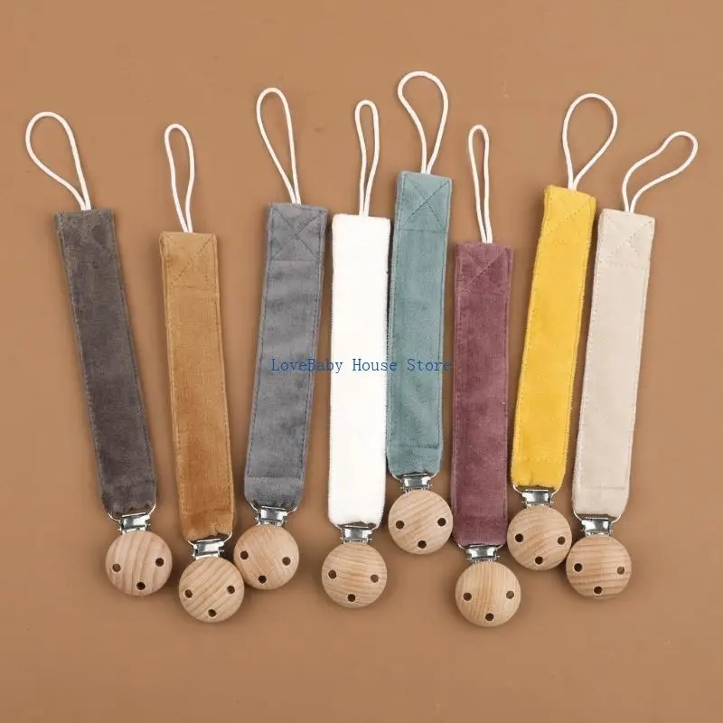 BX0D حزام مصاصة الرضع هوة حزام لينة ومريحة مصاصة كليب سهلة الاستخدام والسفر ودية ملحق دائم