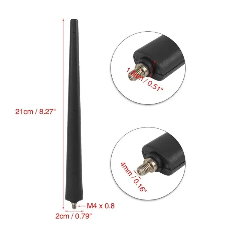 Antenna per tetto auto Antenna per Fiat 500 51910790 52019353 Antenna per Antenna per Antenna per autoradio corta nera Antenna per albero