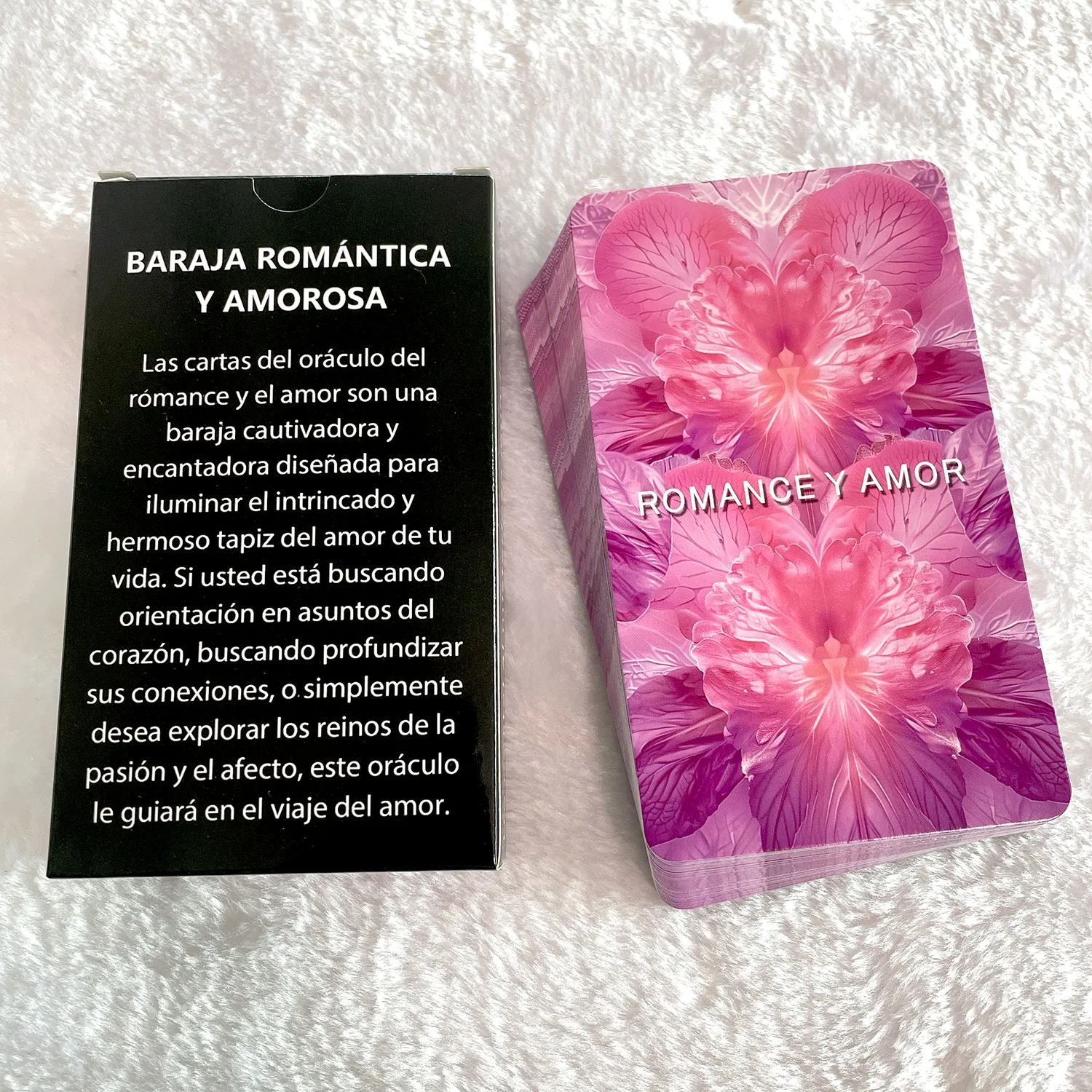 Spanish 50pcs 12*7cm Beautiful  Oracle Cards With Love and Intimacy Divination Runes Mystical Power Romantic Relationships