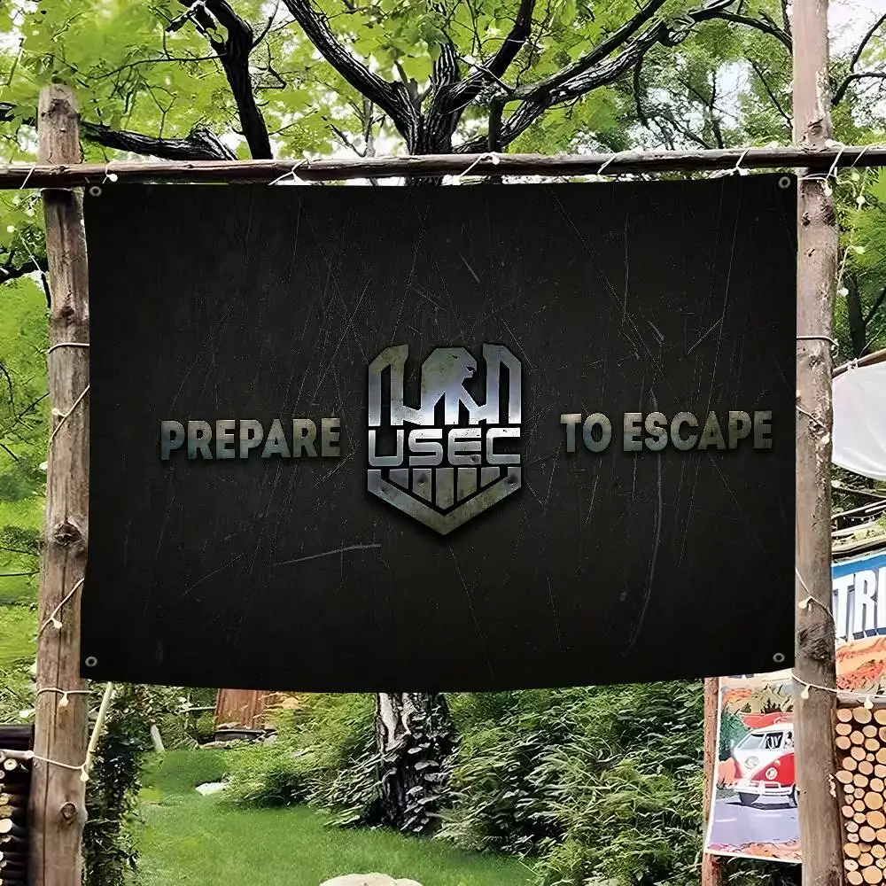 Game E-Escape from Tarkov Creative Pattern Hanging Flag Polyester Printed Banner Hand Pulled Flag