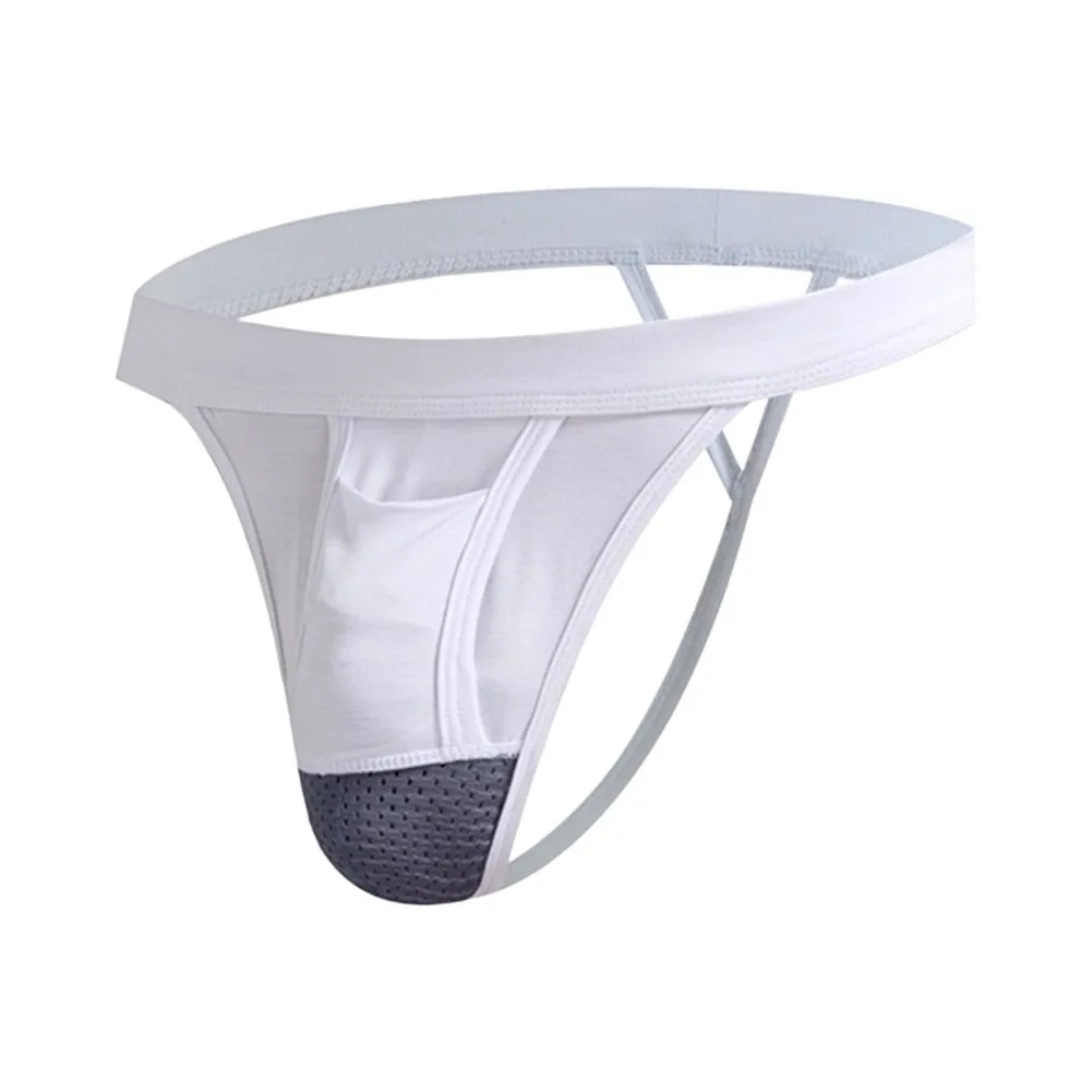 Mens Breathable Separate Thong Panties Underwear T-pants U For Convex Underpants Breathable Sexy  Quick Dry Soft Bikini Thongs
