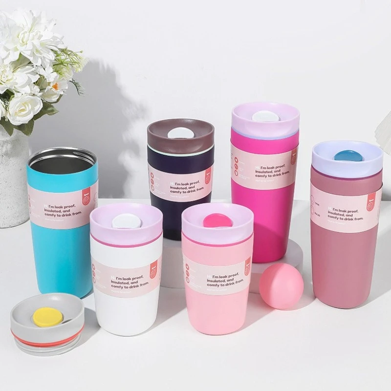 

Simple Stainless Steel Vacuum Flasks Mug Insulated Tumbler Hot Cold Coffee Cup Travel Thermos Cups for Tea Thermal Water Bottle