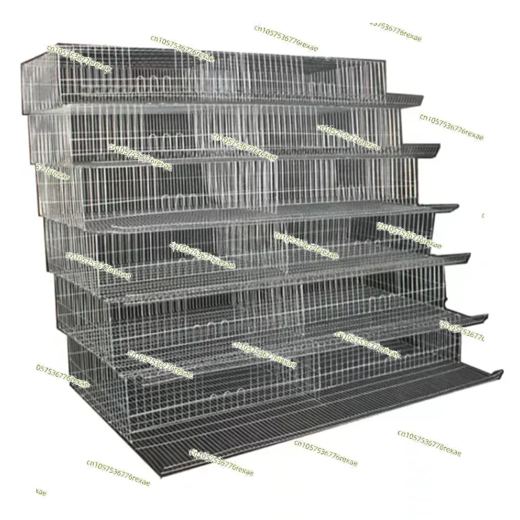 Poultry Farming Galvanized Wire Mesh Quail Battery Chicken Coop Cage