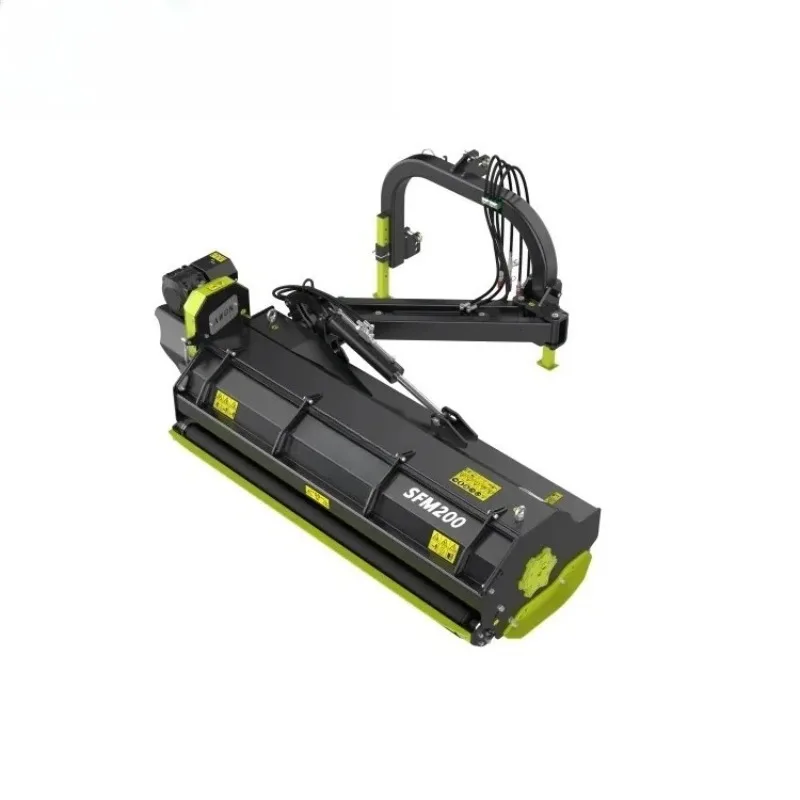 SFM240 Heavy-Duty Rear-Side Flail Mower Mulcher for Tractor 90-120 Horsepower - Efficient Lawn Care Equipment