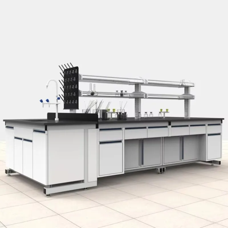 

2020 High Quality Chemical Epoxy Resin Top Laboratory Countertops Lab Table, Pharmaceutical Factory Steel Lab Bench/ Modern