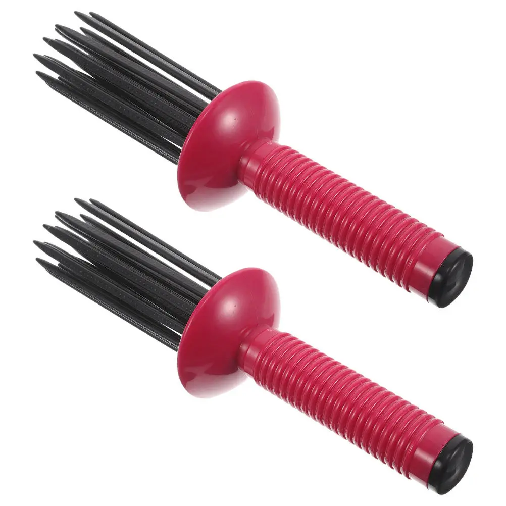 

Набор из 2-х круглых расчесок-брашей для завивки волос, профессиональный инструмент для укладки, придания объема и создания локонов