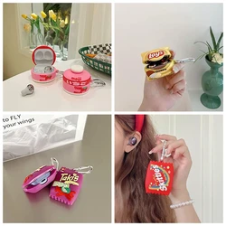 Cute Cartoon Skittle box high quality Silicone earphone case for Samsung Galaxy Buds Live/Buds2/Buds 2 pro/Buds Pro with Hook