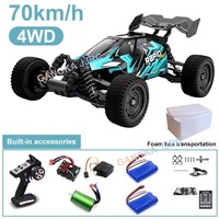 Scy 16201 Pro 1/16 4x4 Full Scale Off-Road Vehicle Brushless Motor Metal Gear 70km/H With Tail Wing Enhanced Rc Car