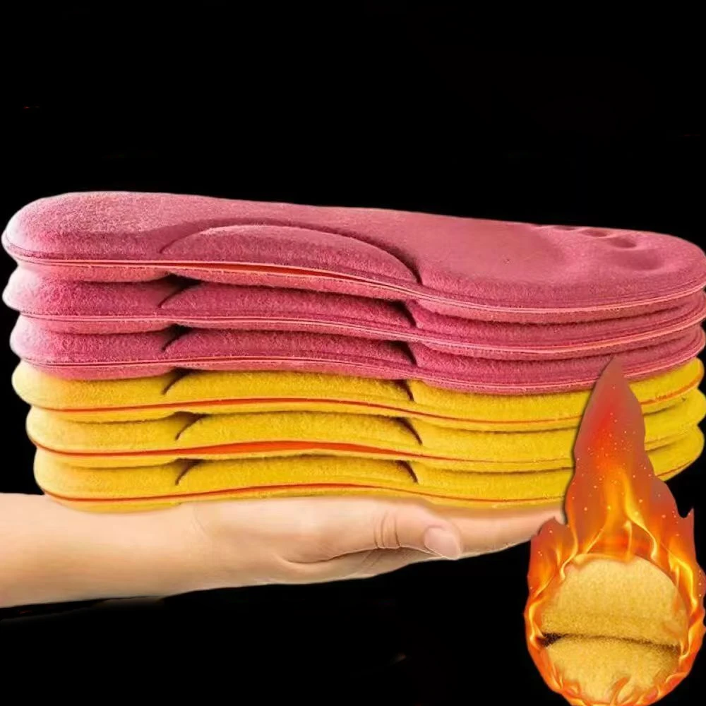 

2 пары термостельок, зимние самонагревающиеся стельки для обуви, женские и мужские подушечки для свода стопы, дышащая подошва для обуви из пены с эффектом памяти