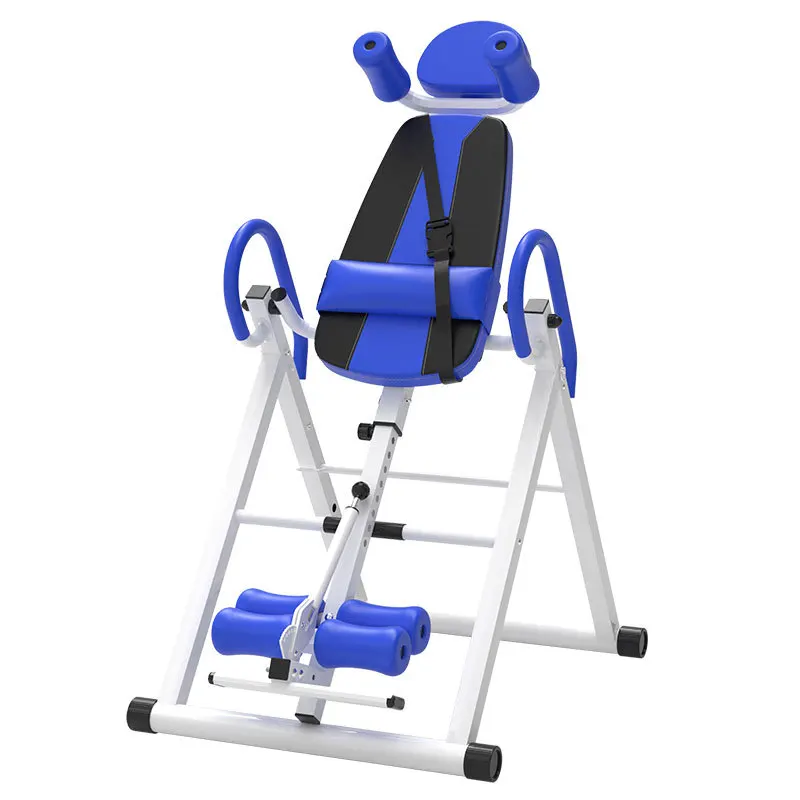 

Multi Heavy Duty Inversion Table with Adjustable Headrest & Protective Belt Back Stretcher Machine for Back Pain Relief Therapy