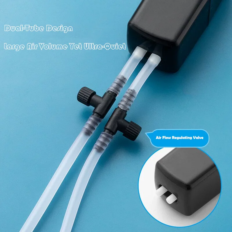 Mini Aquarium Air Pump Kit With Air Stone USB Powered Silent High Energy Efficient Oxygen Pump For Fishing Tank Aquarium Accesso