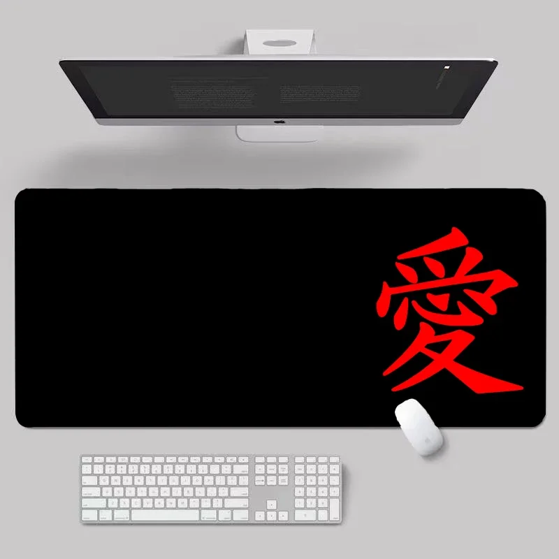 LOVE design game mousepad with soft surface and precise control suitable for office and game computer office accessories mat rug