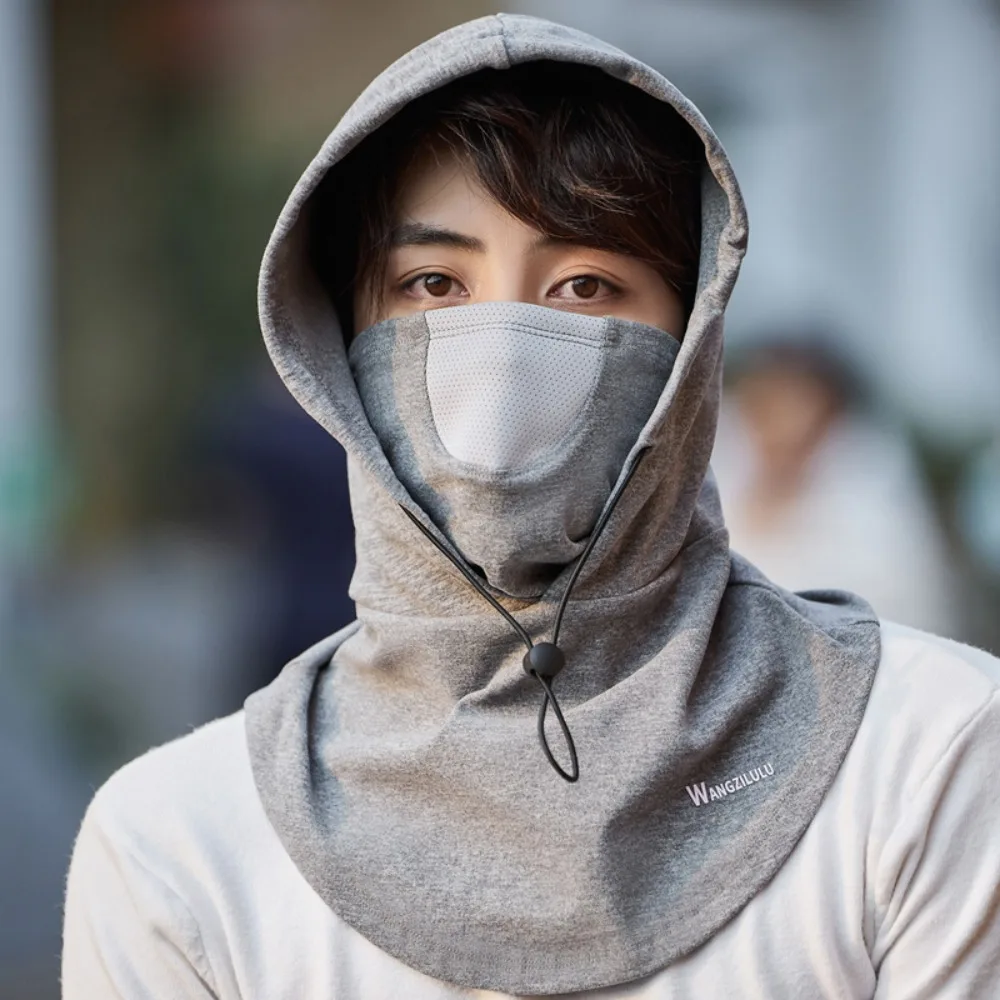 Hot Sale Filter Screen Head Cap Windproof Mask Cap Pullover Cap Unisex Autumn Winter Warm Head Cover