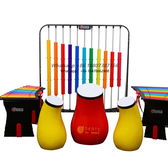 Musical Instrument Set Outdoor Playground Equipment Percussion Instruments Parts Harmonium School Use Steel Aluminum PE Material