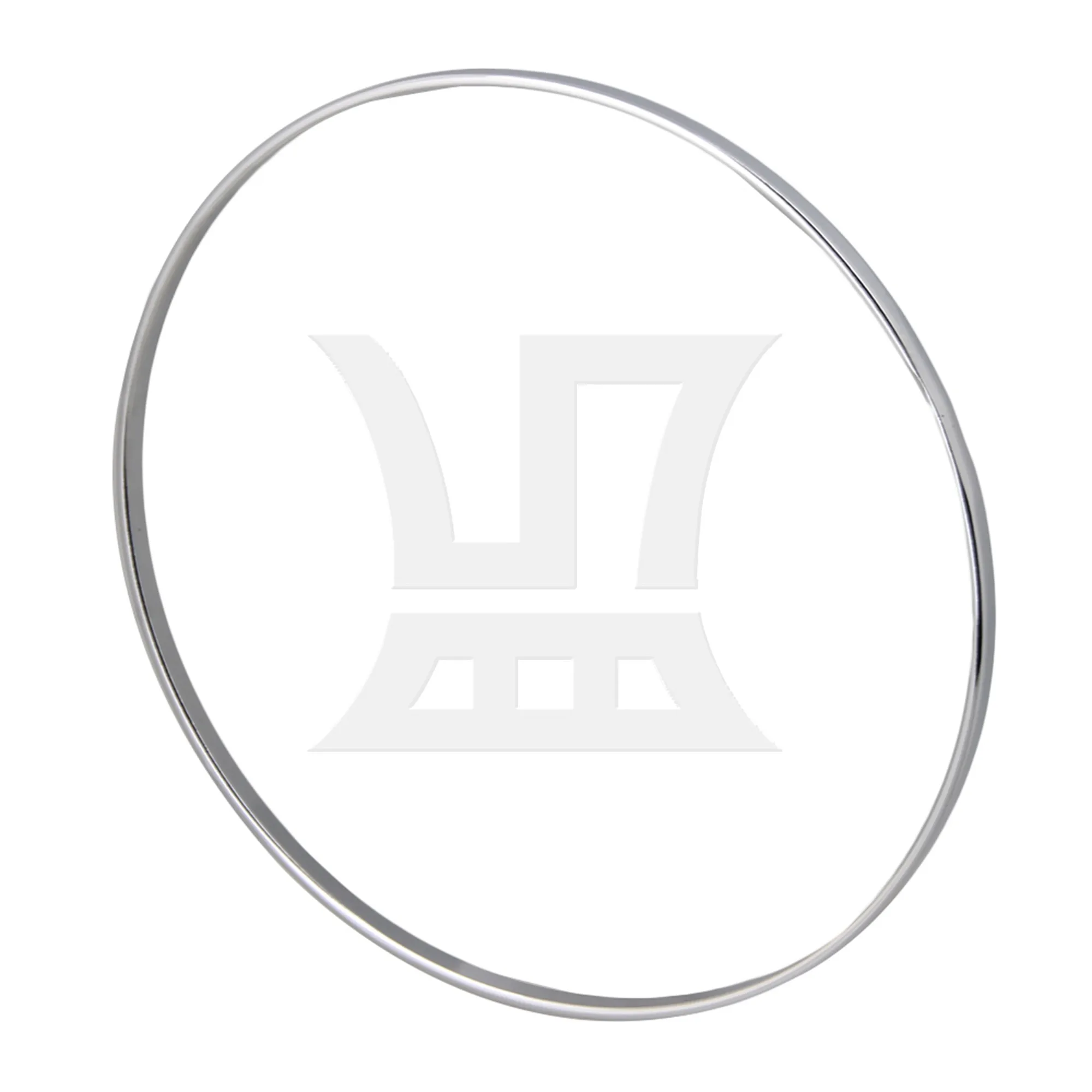 Yibuy 4 قطع بديلة بنمط ما قبل الحرب من النيكل لحواف البانجو مقاس 11.14 بوصة