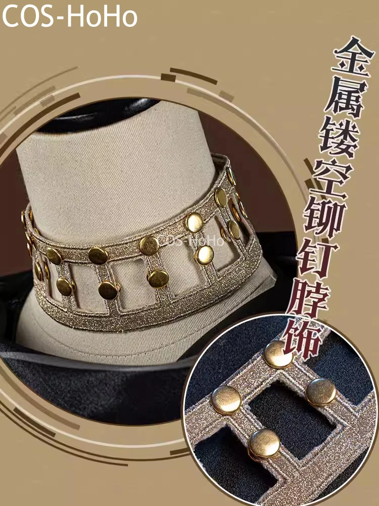 COS-HoHo الهوية الخامس تشى Shiyi العتيقة النمط الغربي QiZhen موضة لعبة البدلة أنيقة تأثيري حلي حفلة الهالوين الزي #2