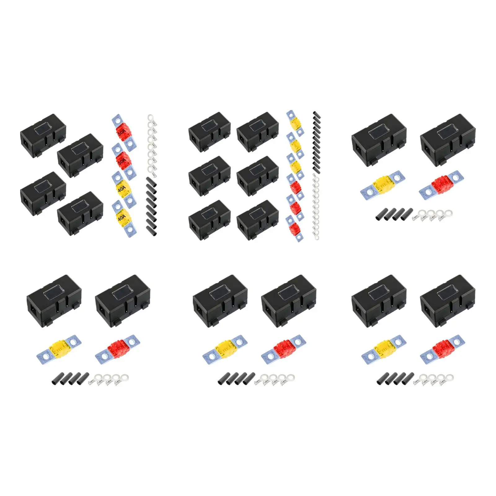 Universal Car Fuse Holder Circuit Protection Sturdy for Motorcycles Caravans