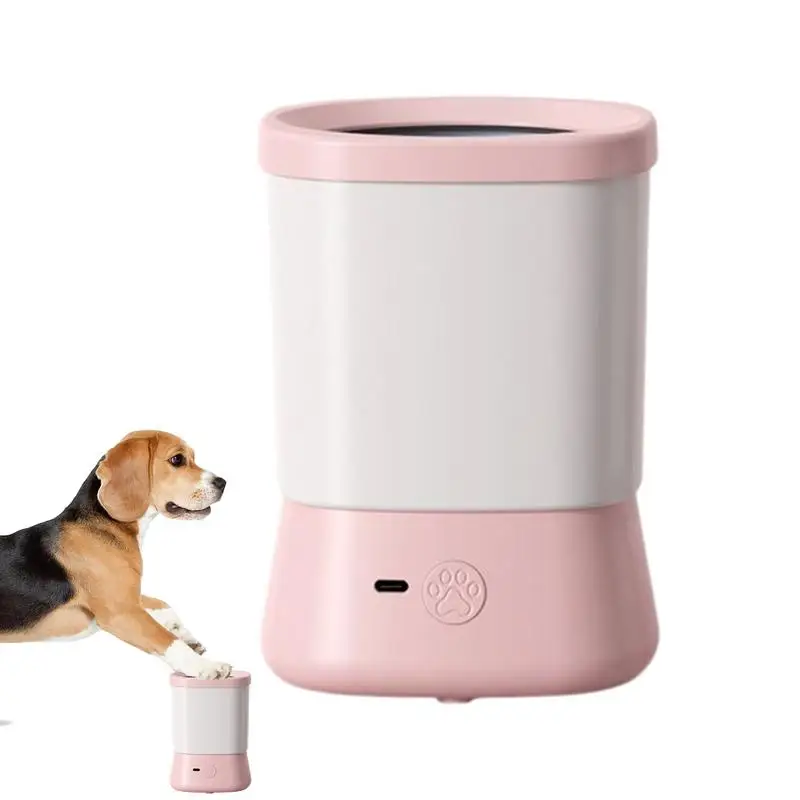 

Paw Washer For Dogs Dog Paw Cleaner Cup Anti-Splash Two-Speed Pet Foot Bath Supplies For Dogs Accessories For Camping Travel