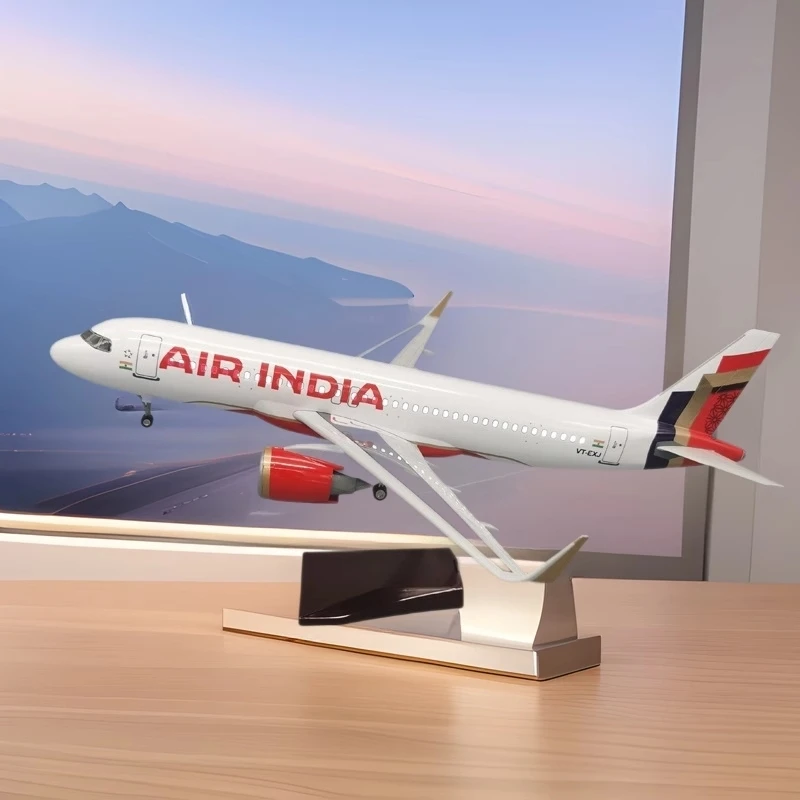 

airplane model 47cm A320 Air India scale plane Diecast Souvenir Toy Planes Model Assemble Gift collectible miniatures Aviation