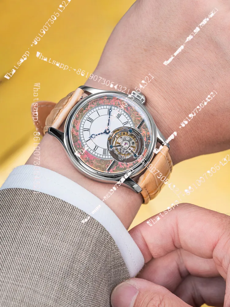 Fanzhi 42mm formal light luxury business tourbillon manual mechanical watch men