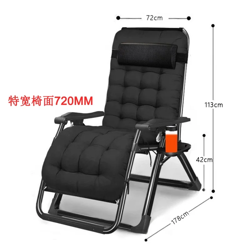 

Garden Camping Folding Chair Lead Mat Apartment Furniture Sleeping Sofa Bed Chair with Padded Mattress