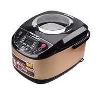 Automatic rice cooker 5-liter portable intelligent digital reservation timer kitchen, home RV, outdoor plastic paddle
