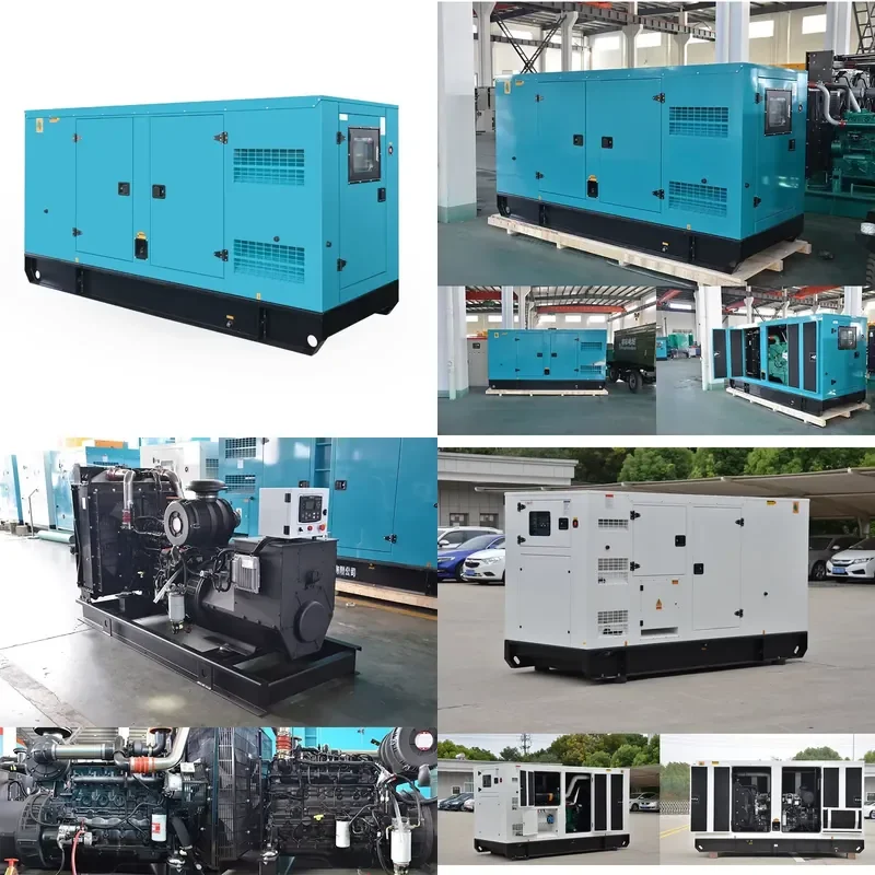 CE ISO Silent Type Generator 225 Kva Canopy Type AC 3 Phase Generator 180kw Sound Proof Enclosure Gensets for Sale