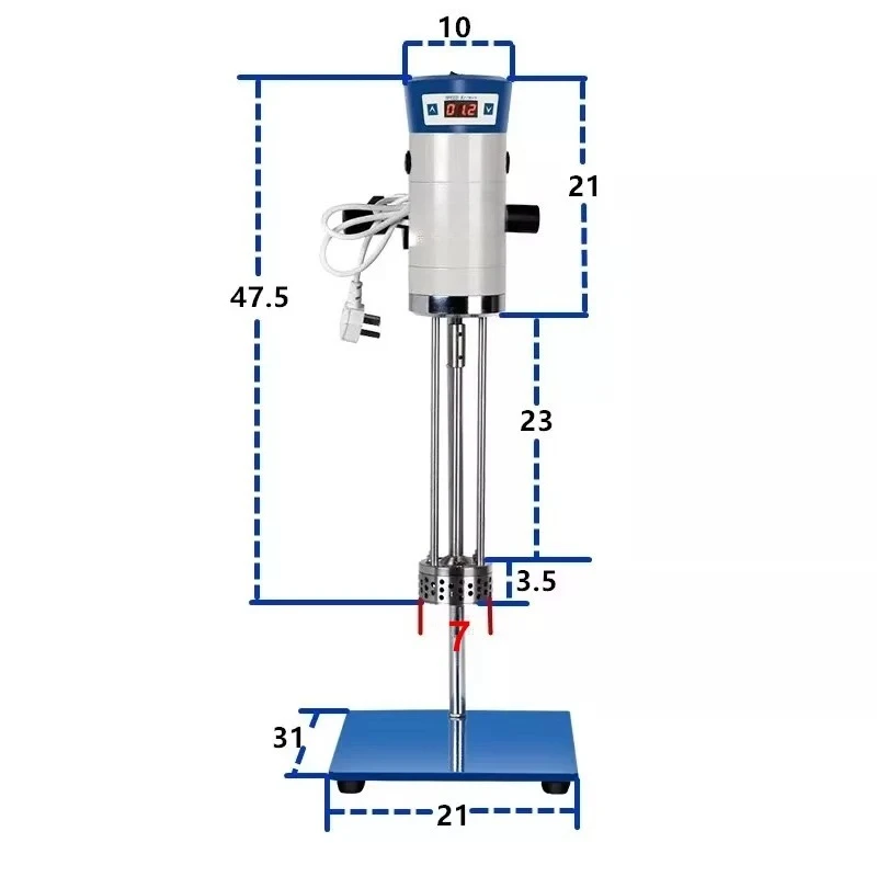40L High Shear Homogenizer Motor Cosmetic Cream Mixer Emulsifying Wax Cosmetics Making Machine Lotion Emulsifier