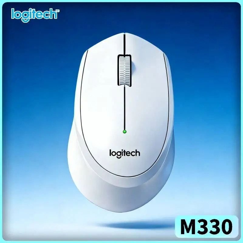 Get Extra Movement Freedom Within Home Office Environment Logitech M330 Silent Wireless Mouse Ten Meters Working Range
