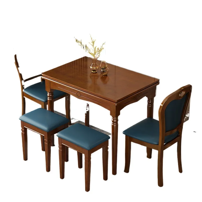

Small apartment American solid wood, combination light luxury, multi-functional telescopic and simple