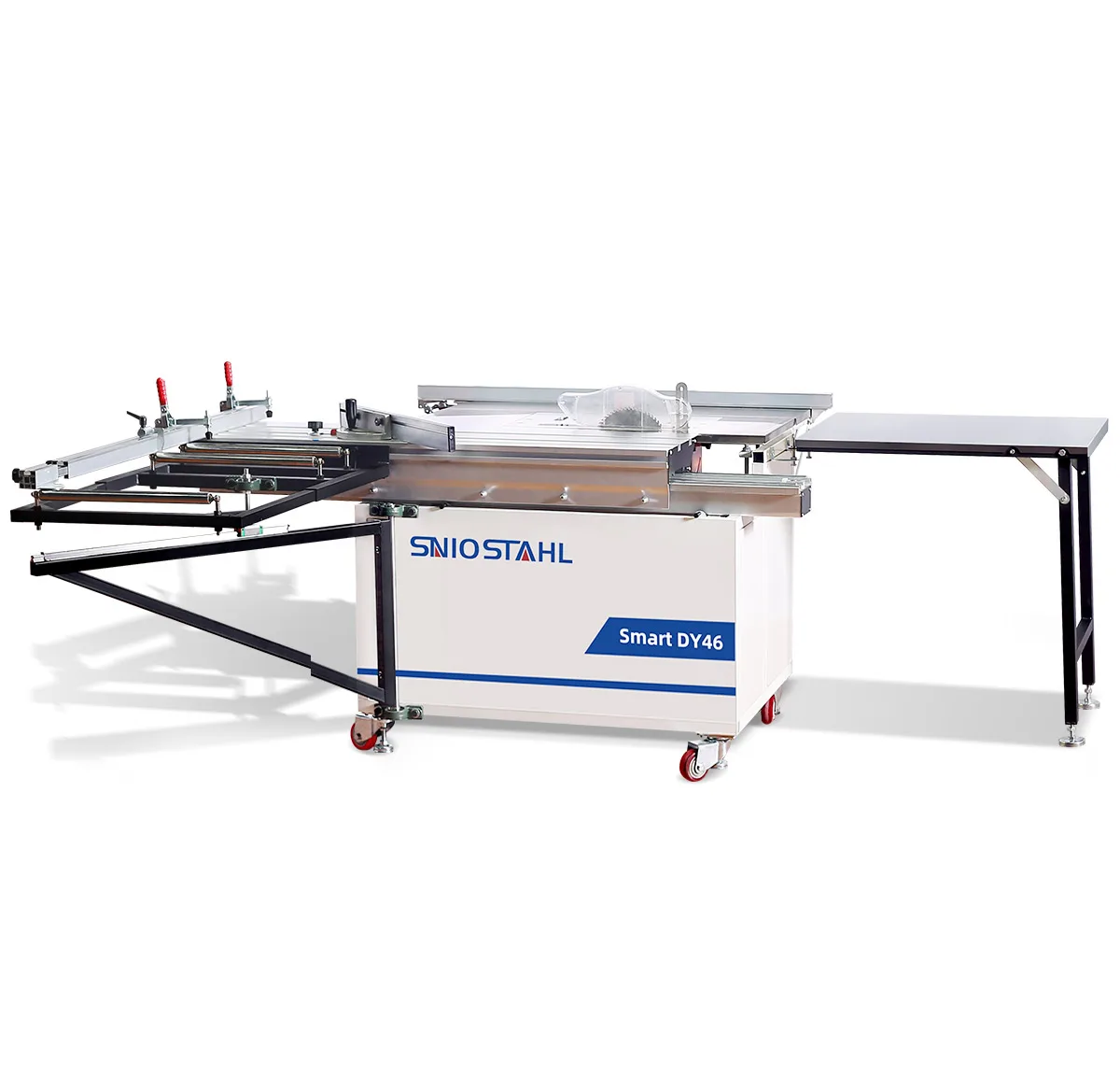 SINO STAHL DY46 Horizontal Foldable Sliding Table Saw 220V Mini Portable Panel Saw Woodworking Machine with 1 Year Warranty