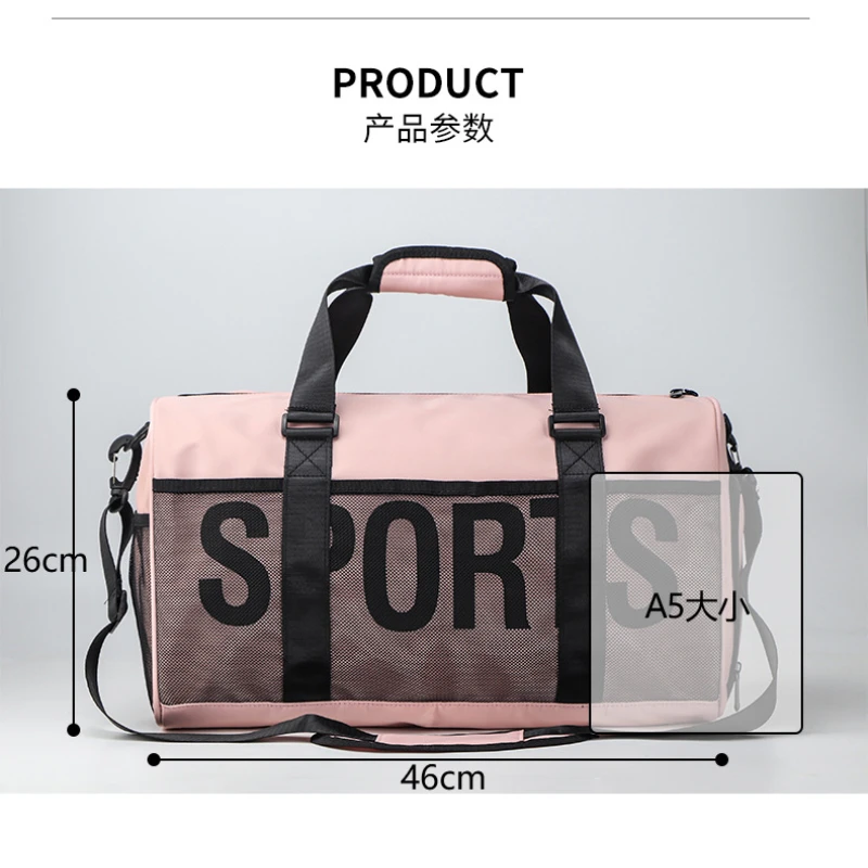 Chikage Fashion Trend Unisex Single-shoulder Bag Large Capacity Portable Short-haul Travel Bag Sports Fitness Crossbody Bag