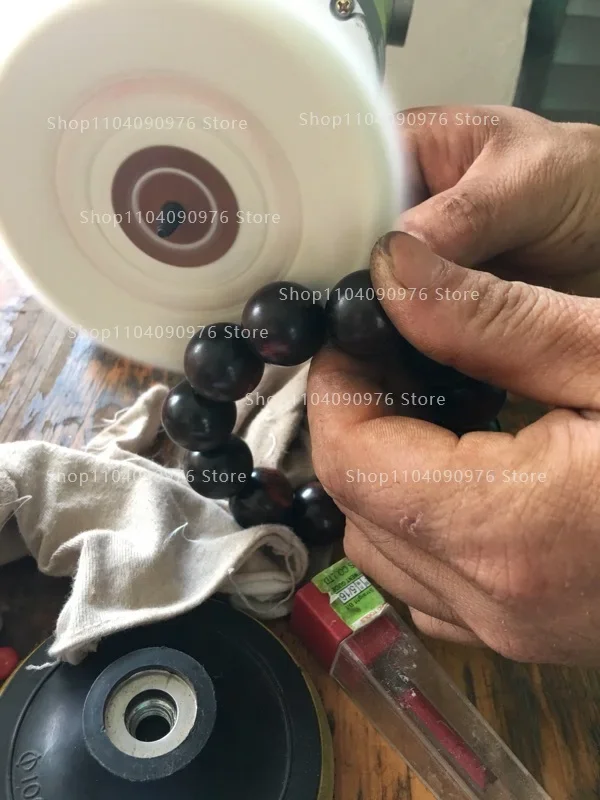High power desktop cloth wheel machine grinding and polishing machine - adjustable speed double head jewelry 1300W BG-3118D