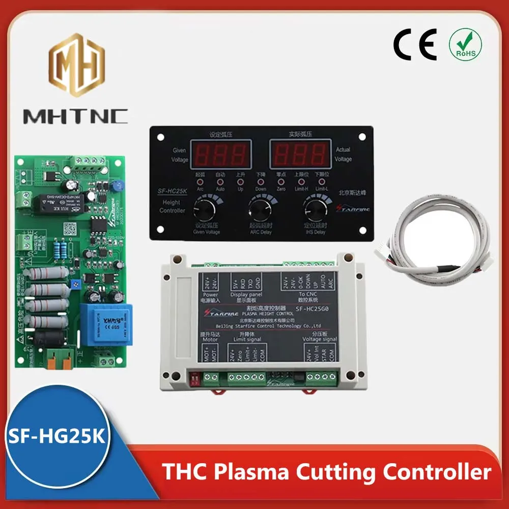 SF-HC25K THC plasma CNC Cutting Torch Height Controller automatic Arc cap voltage Plasma cutting machine cutter torch SF-HC25G