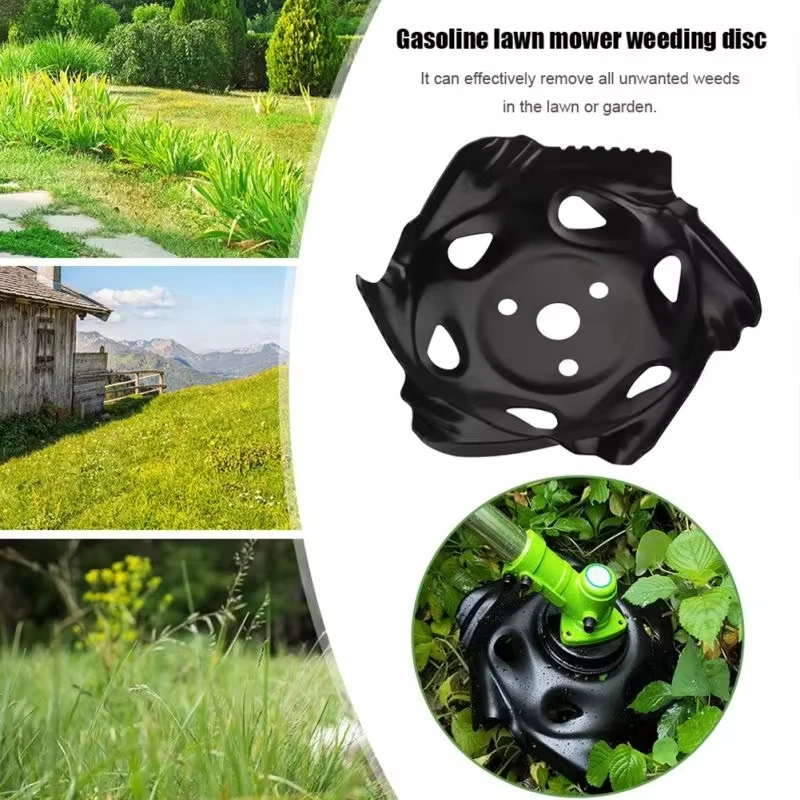 

Universal Mower Stainless Steel Blade Garden Cutting Machine Claw Plate Lawnmower Root Removal Dragon Claw Disc