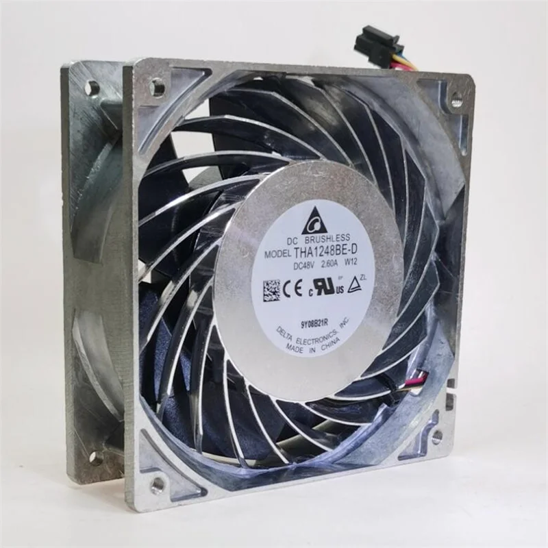 THA1248BE-D original Delta 12038/48V 4-wire violent aluminum frame cooling fan