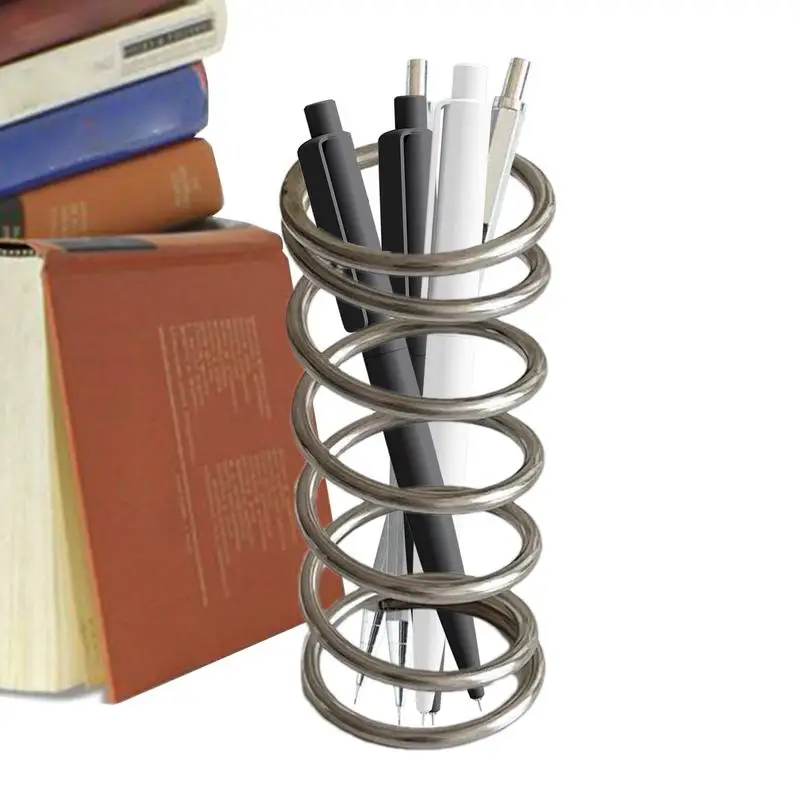 

Держатель для карандашей из нержавеющей стали, современный подстаканник для ручек, металлический органайзер для карандашей, ваза, бытовое украшение, кисточка для макияжа