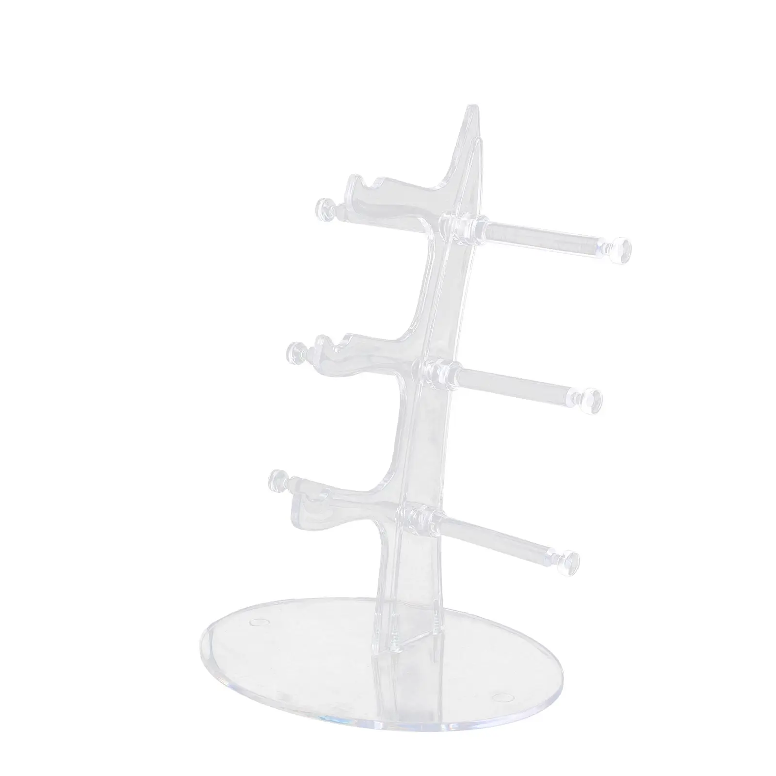

Glasses Display Stand Eyeglass Holder Rack for Multiple Sunglasses PP Material Detachable Shelf Home Store Use Portable Easy