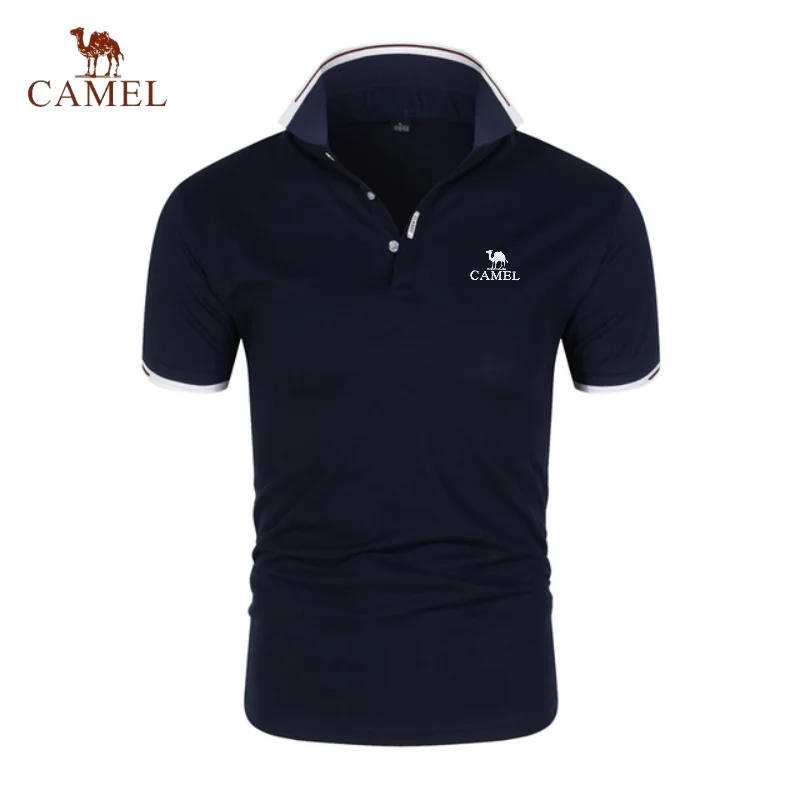 Embroidered CANEL Brand Men\'s High Quality Polo Shirt Spring/Summer Fashion Leisure Outdoor Sports Soft and Breathable T-shirt