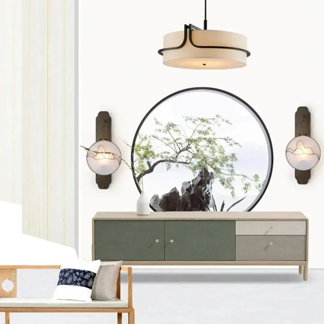 

Modern Fabric Art Ceiling Chandelier Black Dining Room Bedroom Hallway Pendant Lights Minimalist Decor Indoor Lighting Fixture