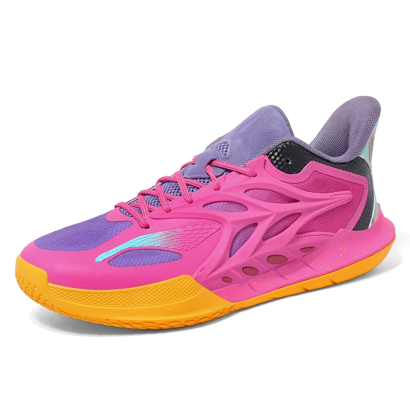 

Professional High Top Basketball Boots Anti Skid Cushioning Breathable Wear Resistant Gym Training Outdoor Court Sneakers for Me