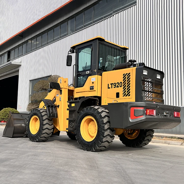 إيداع الجرافة ذات العجلات الصغيرة ذات الدفع الرباعي المنتزع العشب الزراعي سجل المنتزع موقع البناء متعدد الوظائف #5