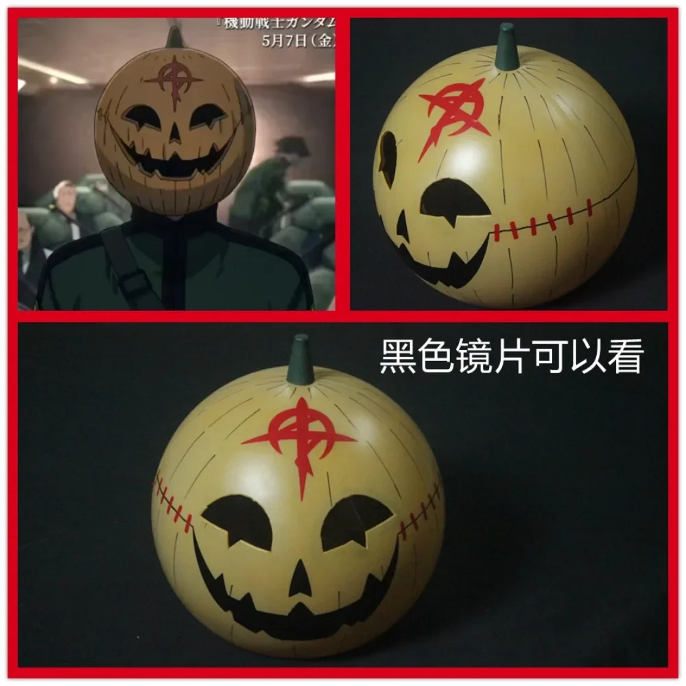 Anime Hathaway Pumpkin Head Cosplay Prop for Photo Shoot Comic Con Halloween Cosplay Events