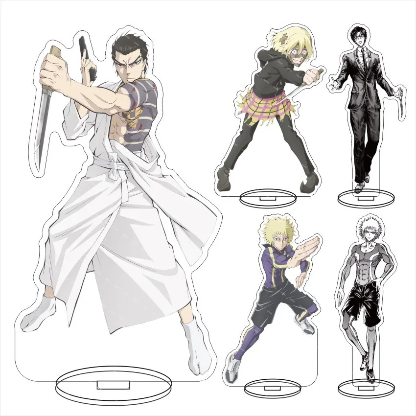 

Ninja And Yakuza Anime Acrylic Stand Model Plate Decoration Desk Figure Display Girl Gift Artist Products Exclusive Ornaments