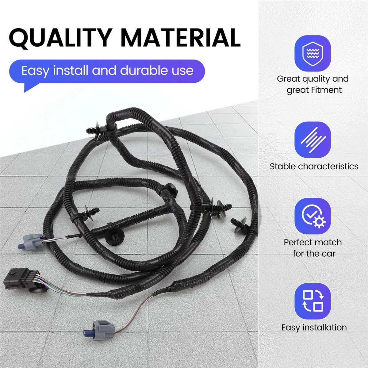 Arnés de cableado del parachoques delantero del coche T4N5659 para XE 2015