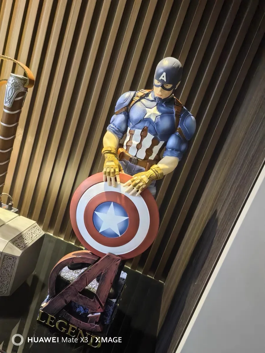 54 cm Marvel Anime Captain America Figureavengers Ornamente Exquisite und lebensechte Sammlung