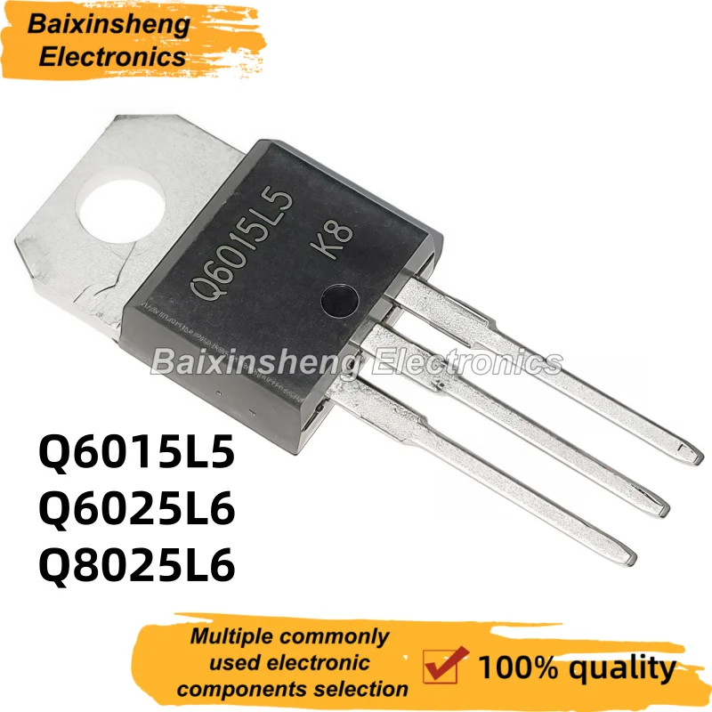 10 Uds Q6015L5 Q6025L6 Q8025L6 TO-220 6015L5 6025L6 8025L6 tiristor bidireccional