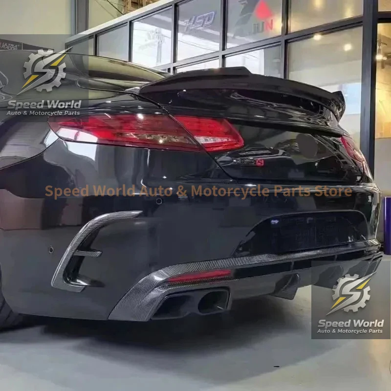 Factory Hot Sale Carbon Fiber Front Lip Vents Rear Diffuser Spoiler C S Coupe Body Kit