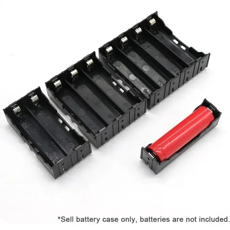 1/2pcs 18650 Parallel 1/2/3/4  18650 Battery Holder 18650 Storage Box Case 18650 Parallel Battery Box Shell